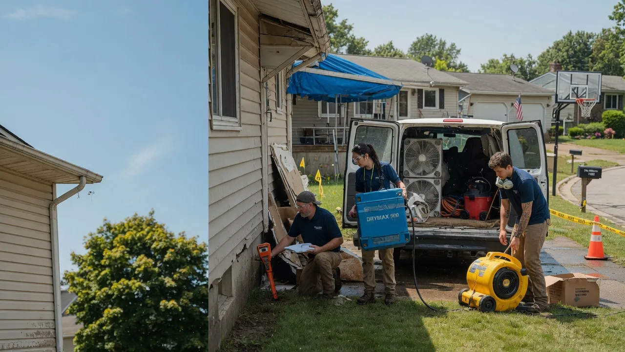 Ceiling Leak Cleanup in Wolverton, MN near me