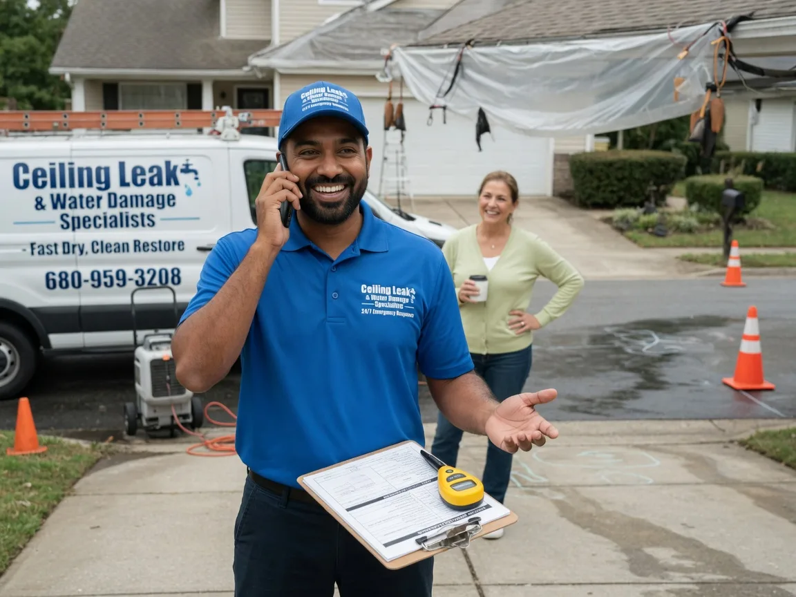 Ceiling Leak Cleanup Wolverton, MN FAQs